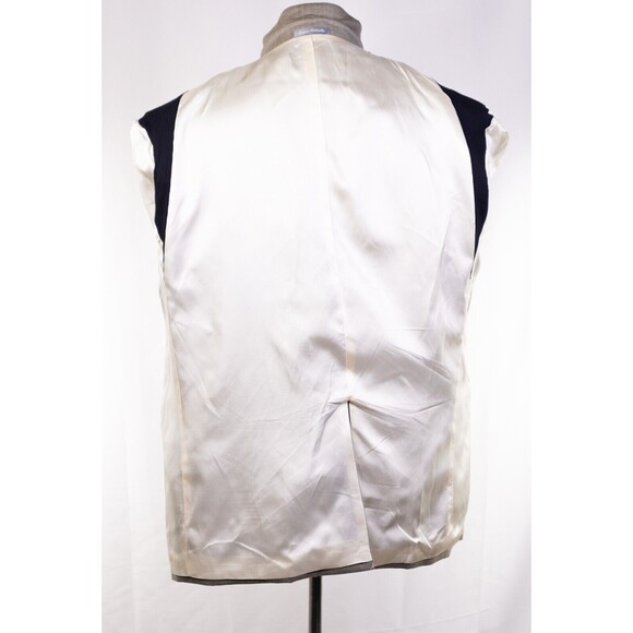 Vintage Designer Oscar De La Renta Men's Silk Wool Suit Jacket Blazer 43R - Picture 10 of 12